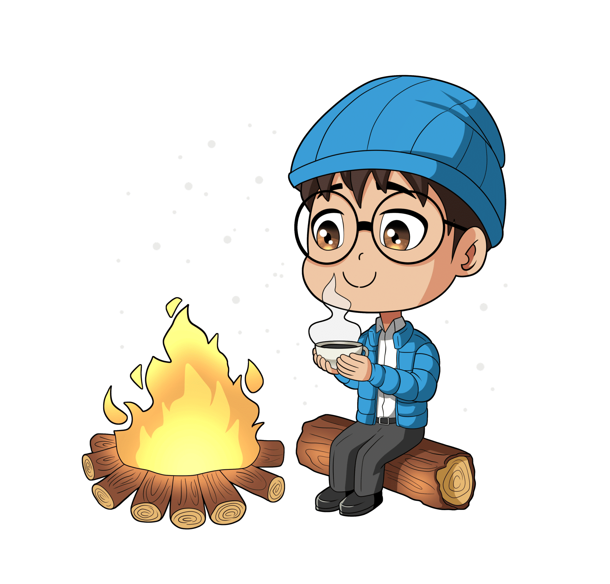 Winter fire temp artwork