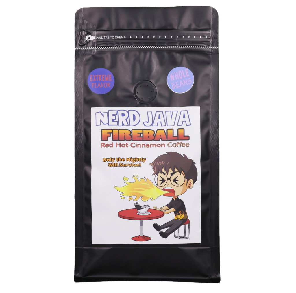 Extreme Whole Bean Fireball with transparent Background