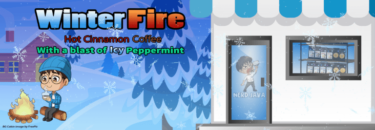 WinterFire Coffee banner image.