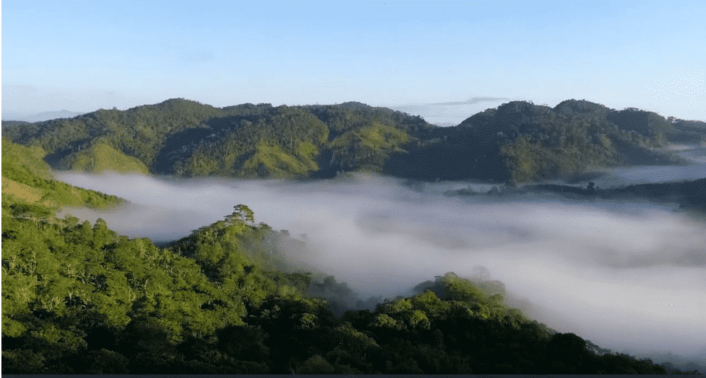 kafetos landscape with fog