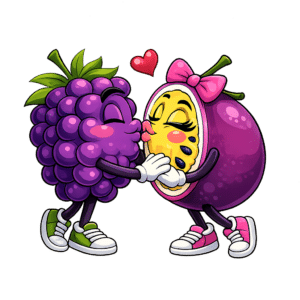 Passion Woman and Berry Man Berry Passionate Coffee Nerd Java