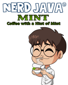 Nerd Java Mint Coffee Art