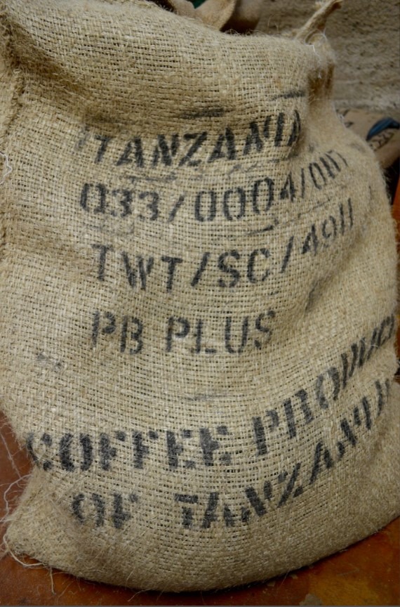 Tanzania Coffee sack Peaberry