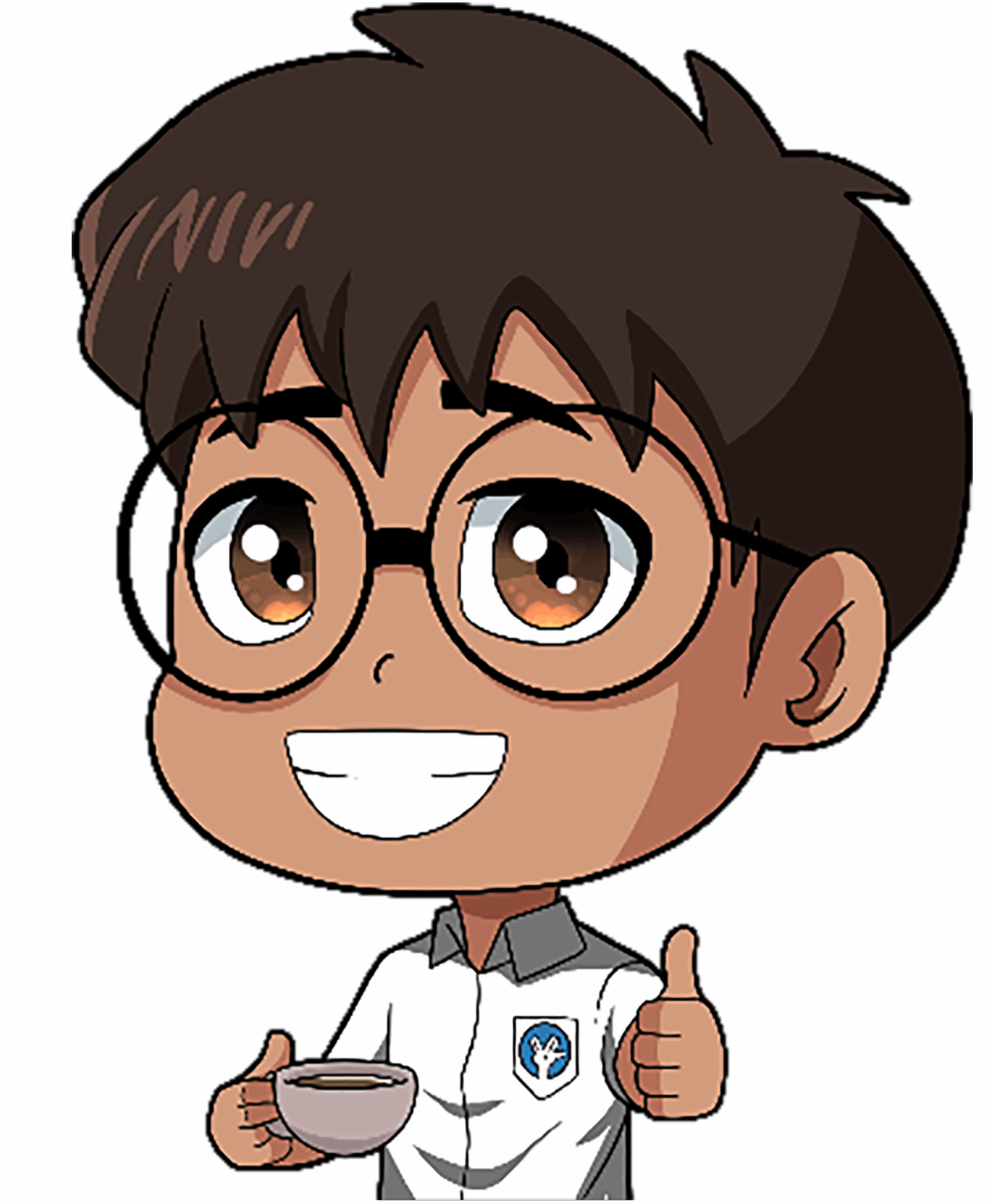Multi Ethnic hispanic Nerd Java male