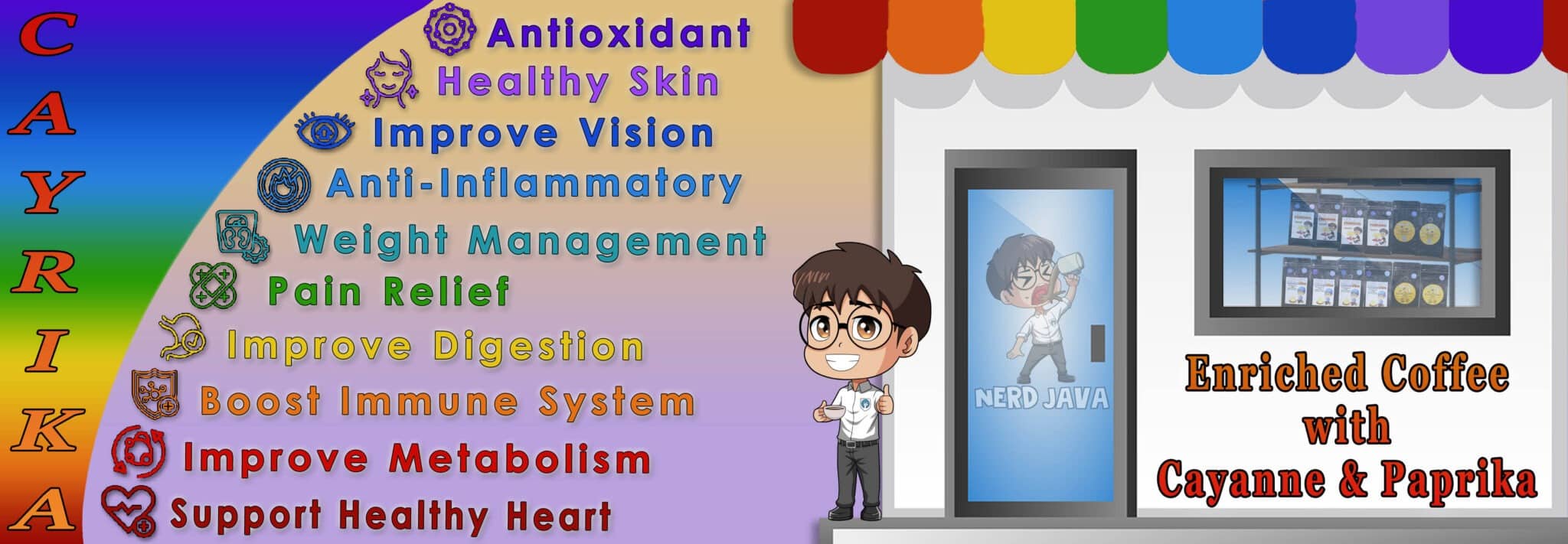 Cayrika Banner Artwork Nerd Java
