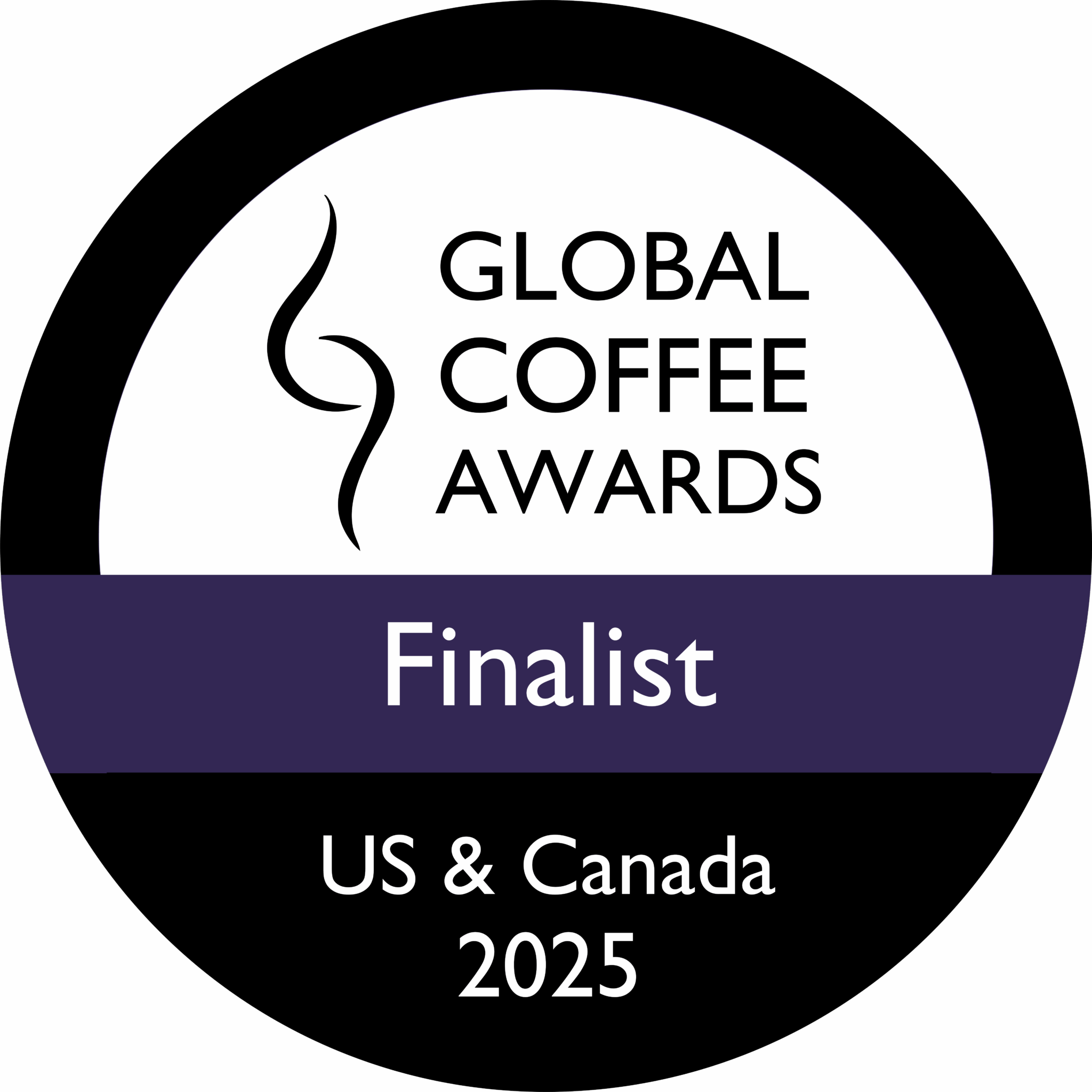 Global Coffee Awards Finalist Nerd Java Decaf 5th place
