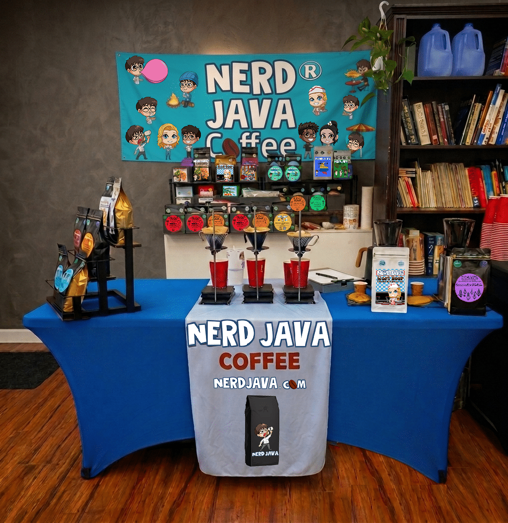Nerd java Pour Over Evet set up