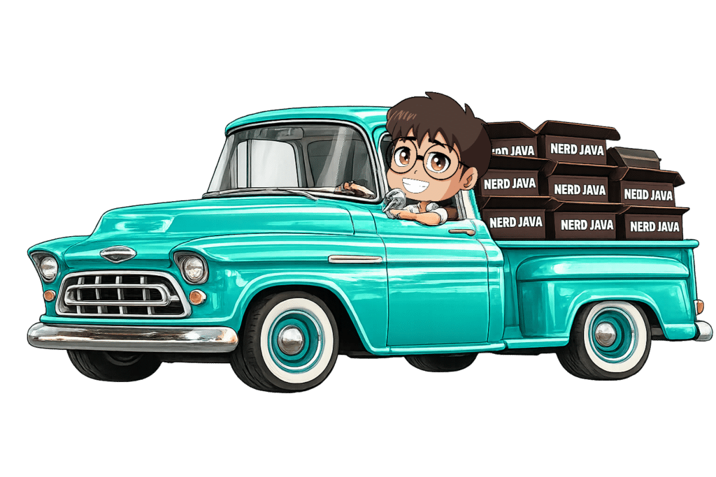 Nerd Java Delivery truck