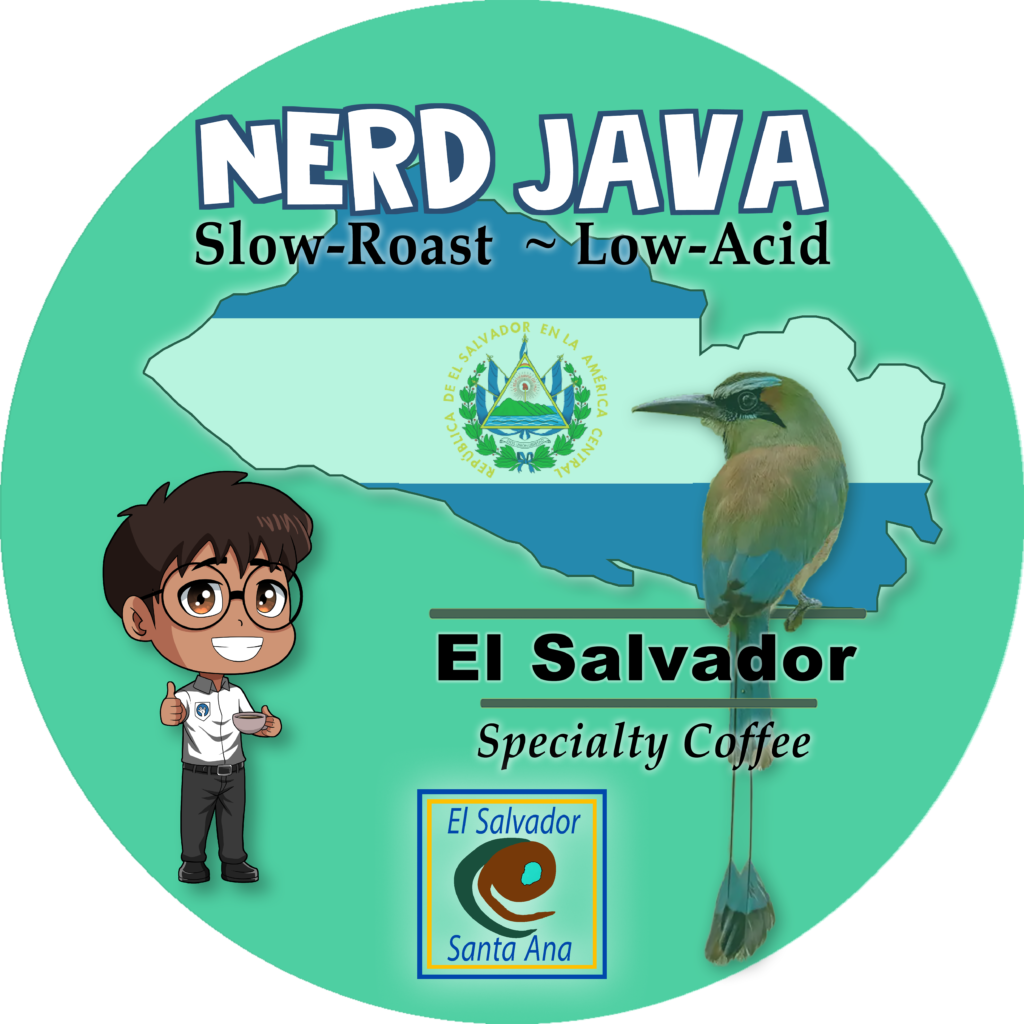 El Salvador Coffee Circle Sticker 2026