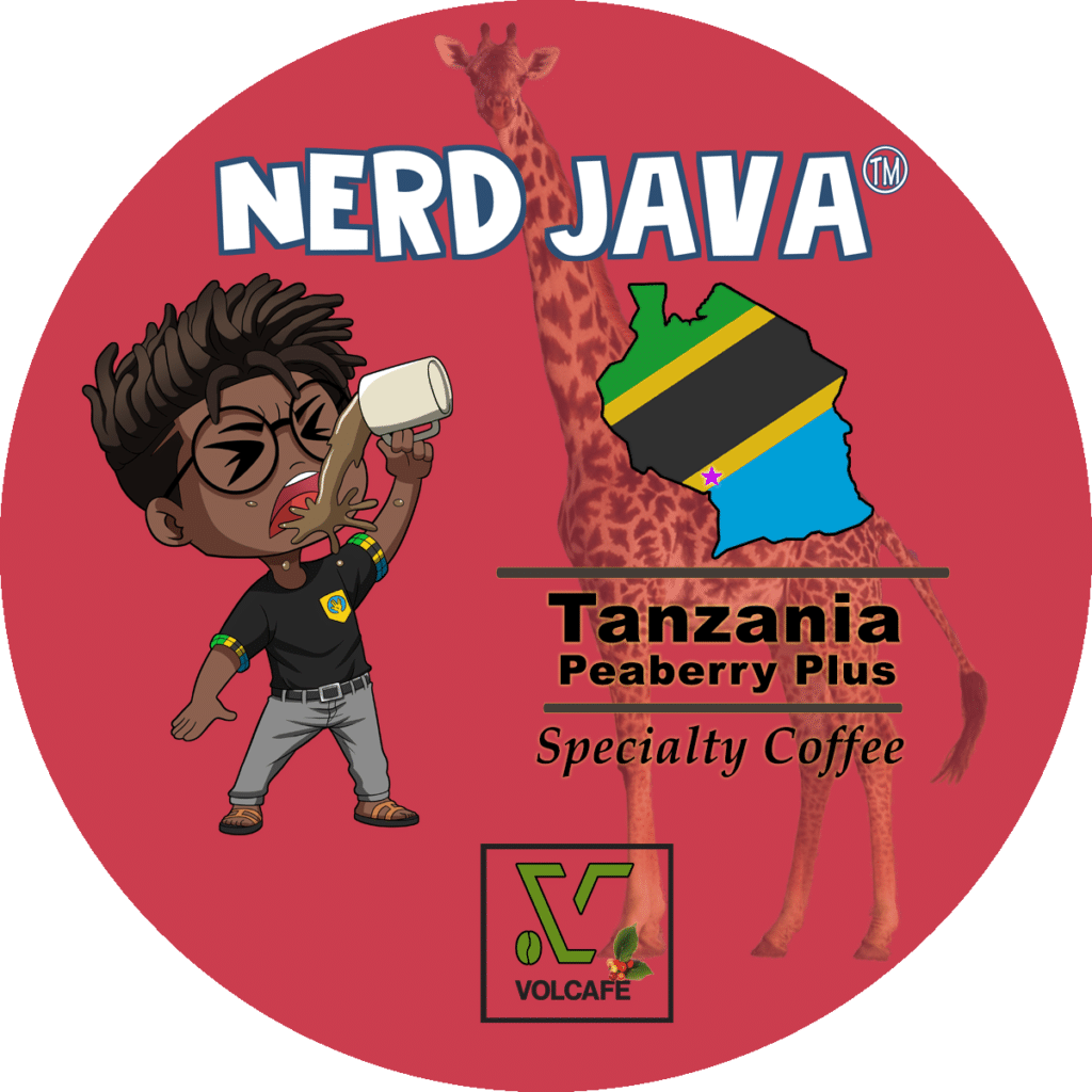Round Tanzania Circle Label 2026